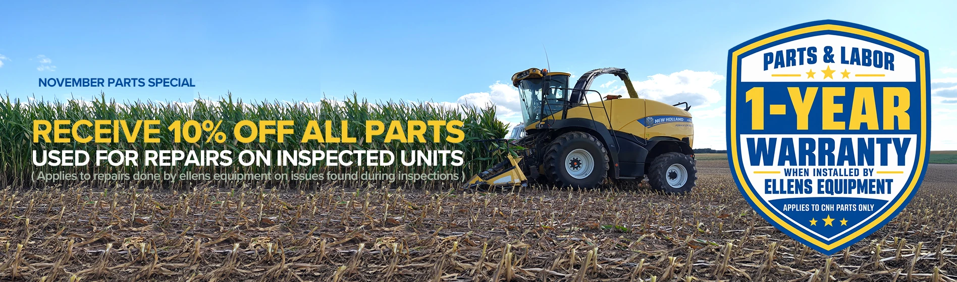 Post season harvest specials 2026
